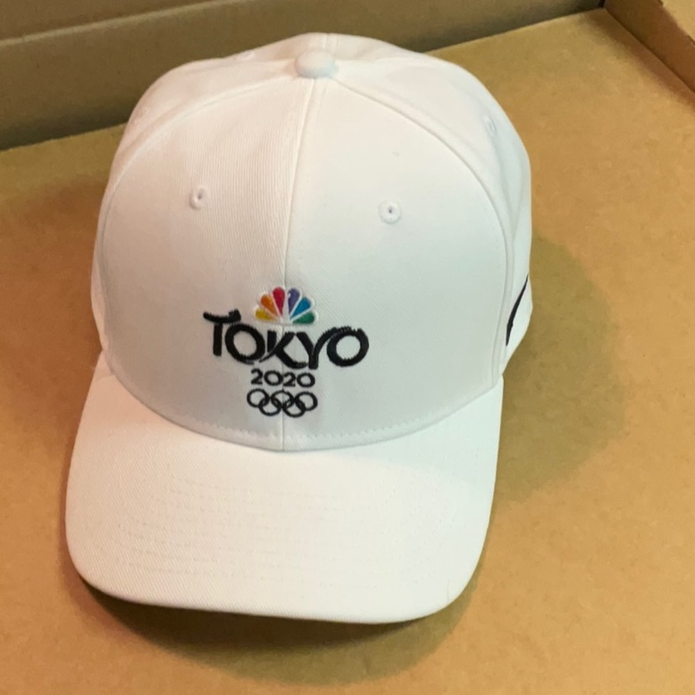 White Nike baseball hat 2020 Tokyo Olympic Games.